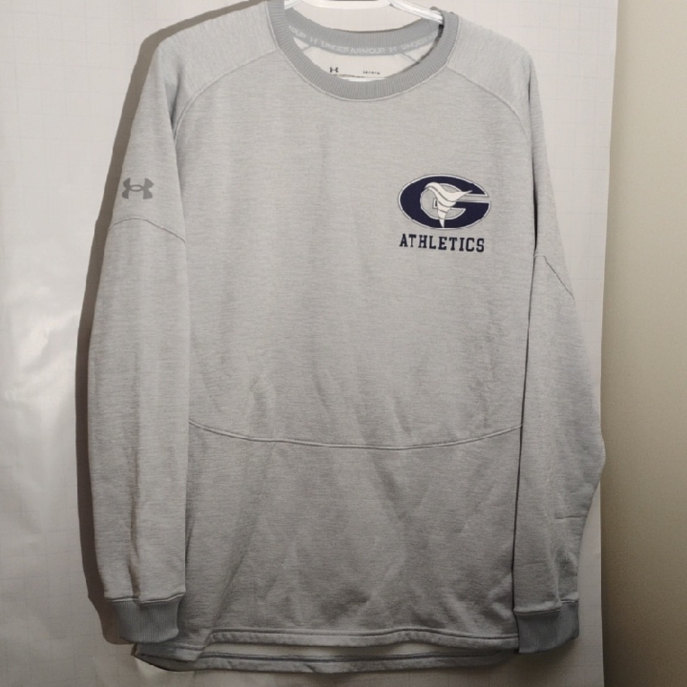 Under Armour Light Gray Athletics Crewneck